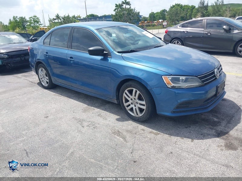2015 VOLKSWAGEN JETTA 2.0L S – Lot 45206629 auction photo