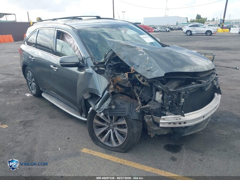 2016 ACURA MDX TECHNOLOGY   ACURAWATCH PLUS PACKAGES/TECHNOLOGY PACKAGE – Lot 45207328 auction photo