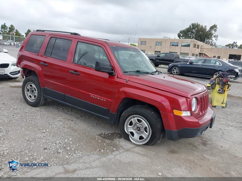 2016 JEEP PATRIOT SPORT – Lot 45209060 auction photo