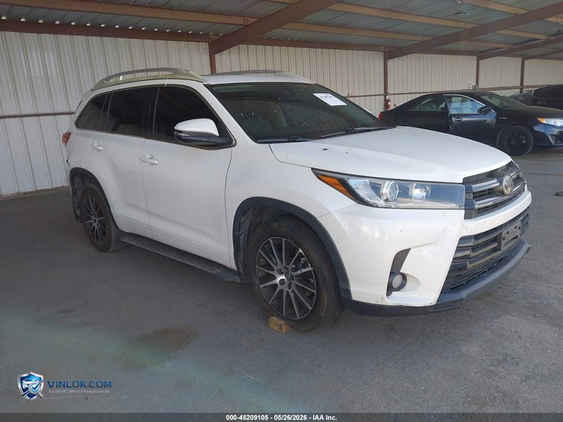 2018 TOYOTA HIGHLANDER SE – Lot 45209105 auction photo