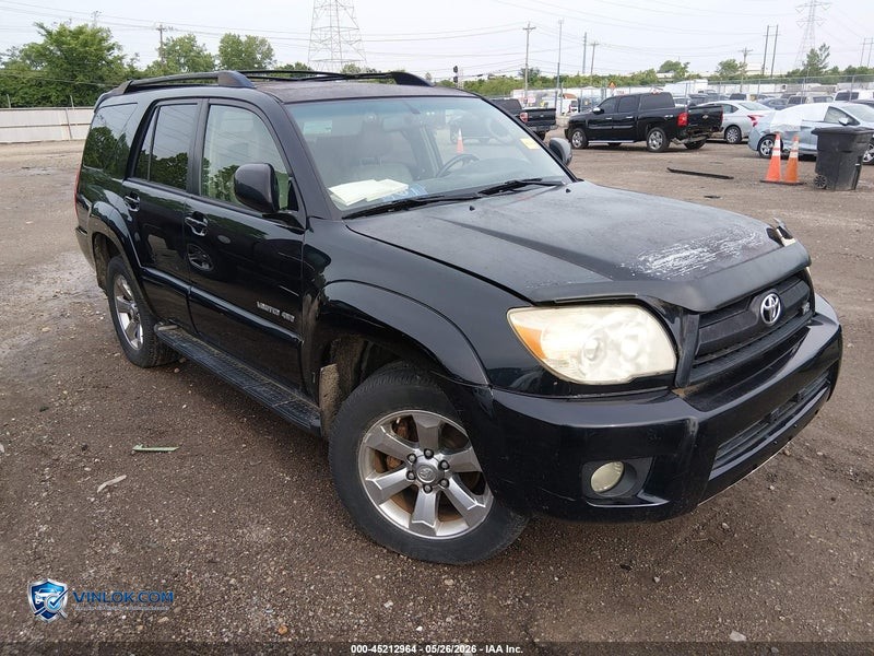 2007 TOYOTA 4RUNNER LIMITED V8 – Lot 45212964 auction photo