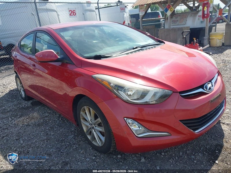 2015 HYUNDAI ELANTRA SE – Lot 45215136 auction photo
