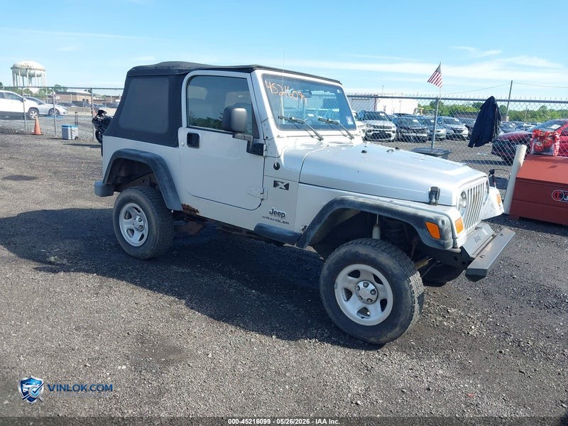2004 JEEP WRANGLER X – Lot 45216099 auction photo