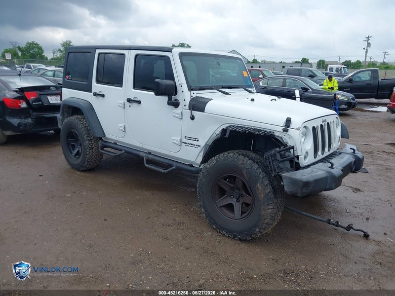 2017 JEEP WRANGLER UNLIMITED SPORT 4X4 – Lot 45216256 auction photo