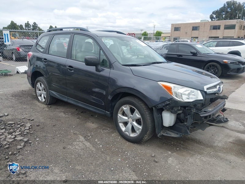 2016 SUBARU FORESTER 2.5I – Lot 45216380 auction photo