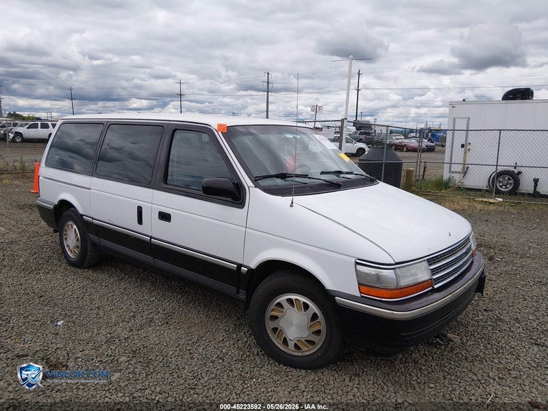 1992 PLYMOUTH GRAND VOYAGER LE – Lot 45223592 auction photo