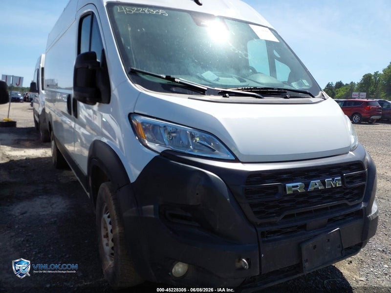 2025 RAM PROMASTER 3500 CARGO VAN TRADESMAN HIGH ROOF 159 WB EXT – Lot 45228305 auction photo