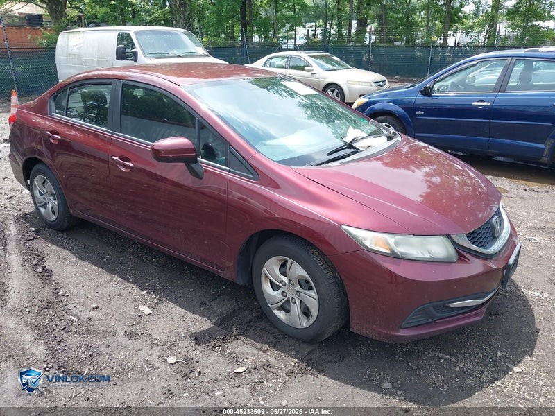 2014 HONDA CIVIC LX – Lot 45233509 auction photo