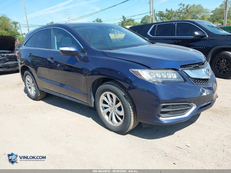 2017 ACURA RDX TECHNOLOGY   ACURAWATCH PLUS PACKAGES/W/TECHNOLOGY PACKAGE – Lot 45234010 auction photo