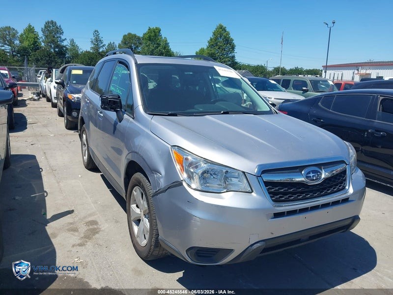 2016 SUBARU FORESTER 2.5I PREMIUM – Lot 45245546 auction photo
