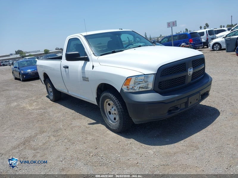2017 RAM 1500 TRADESMAN  4X4 8' BOX – Lot 45251451 auction photo