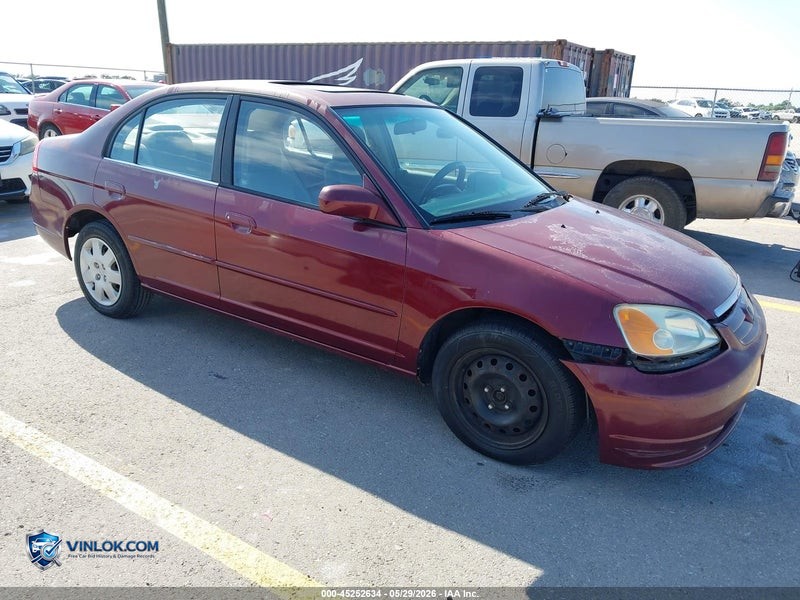 2002 HONDA CIVIC EX – Lot 45252634 auction photo