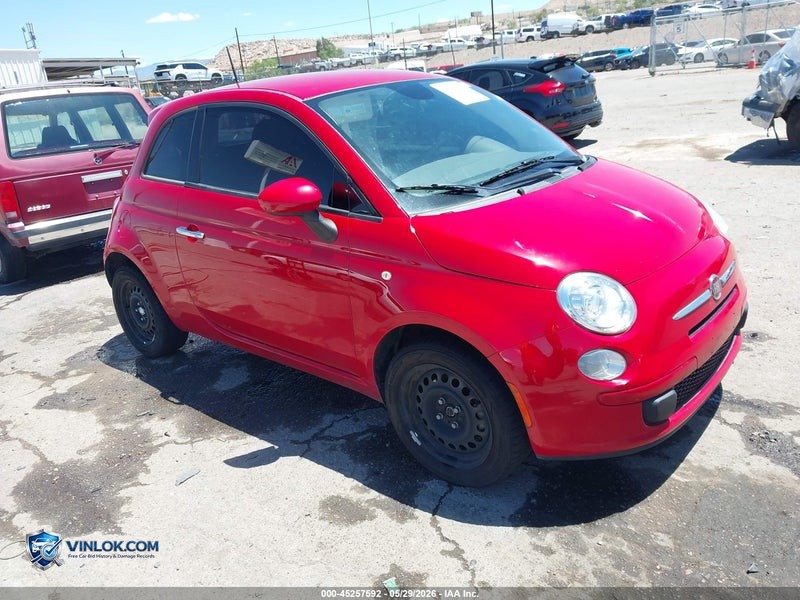 2015 FIAT 500 POP – Lot 45257592 auction photo