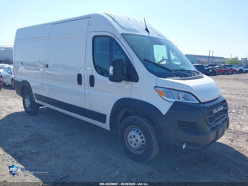 2025 RAM PROMASTER 3500 TRADESMAN HIGH ROOF 159 WB W/PASS SEAT – Lot 45259667 auction photo