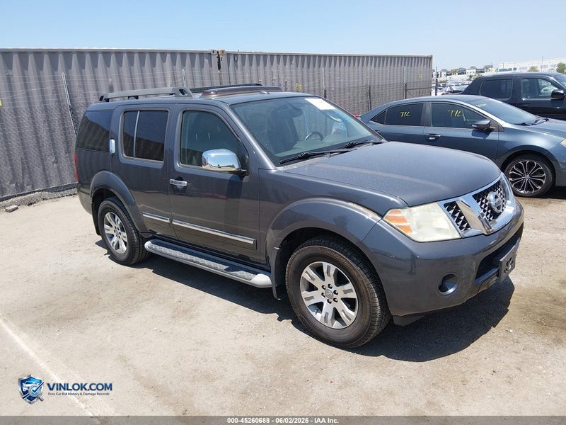 2012 NISSAN PATHFINDER SILVER – Lot 45260688 auction photo