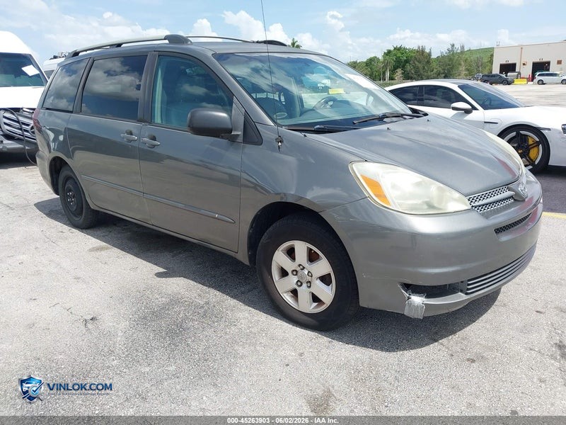 2004 TOYOTA SIENNA LE – Lot 45263903 auction photo