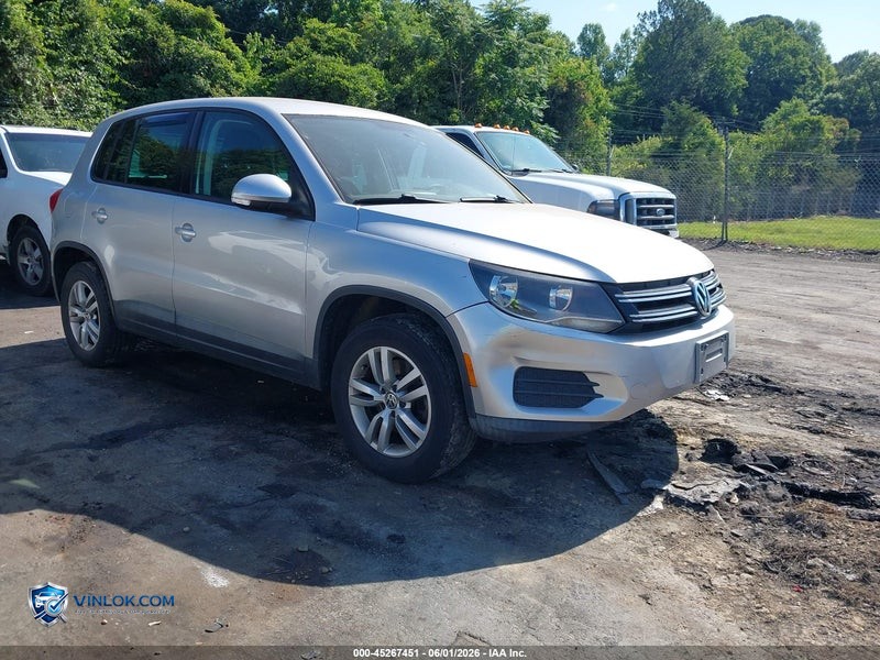 2012 VOLKSWAGEN TIGUAN LE – Lot 45267451 auction photo
