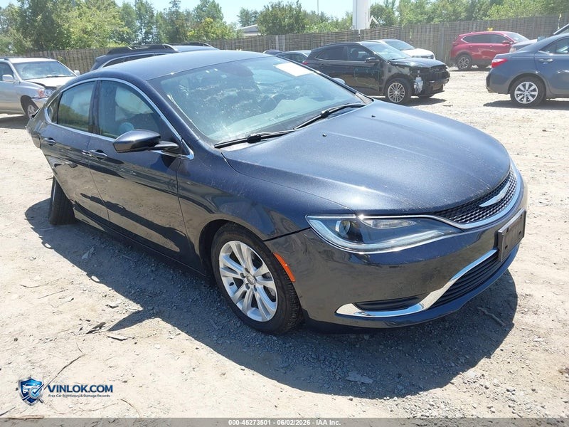2016 CHRYSLER 200 LIMITED PLATINUM – Lot 45273501 auction photo