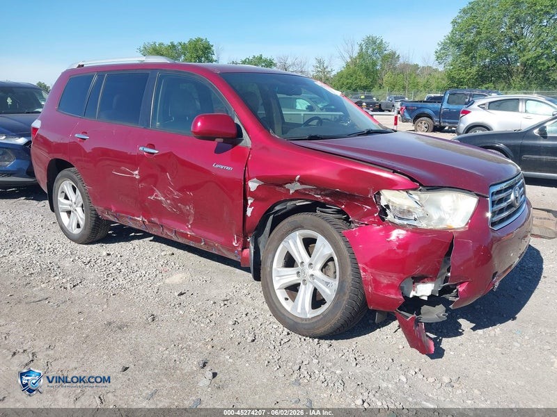 2009 TOYOTA HIGHLANDER LIMITED – Lot 45274207 auction photo