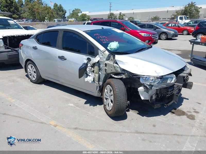 2020 NISSAN VERSA S XTRONIC CVT – Lot 45274281 auction photo