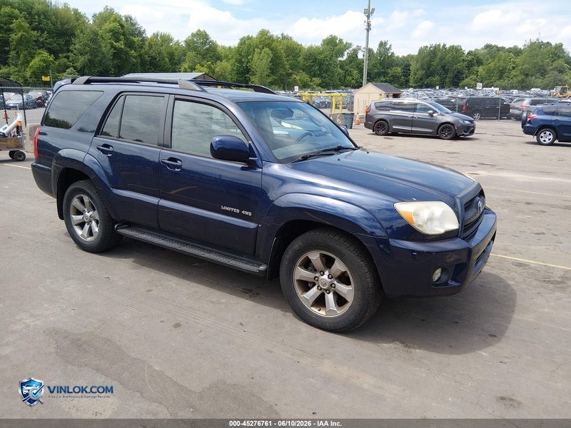 2006 TOYOTA 4RUNNER LIMITED V6 – Lot 45276761 auction photo