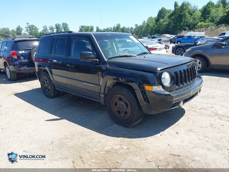 2014 JEEP PATRIOT SPORT – Lot 45278967 auction photo
