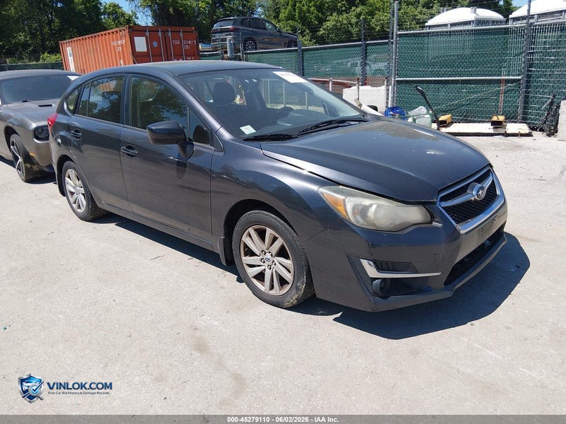 2015 SUBARU IMPREZA 2.0I PREMIUM – Lot 45279110 auction photo