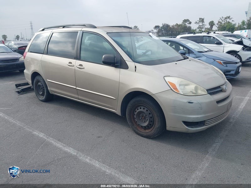 2005 TOYOTA SIENNA LE – Lot 45279213 auction photo