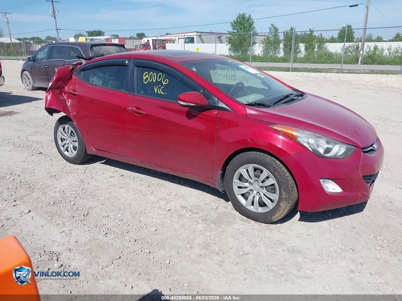 2013 HYUNDAI ELANTRA LIMITED – Lot 45280006 auction photo