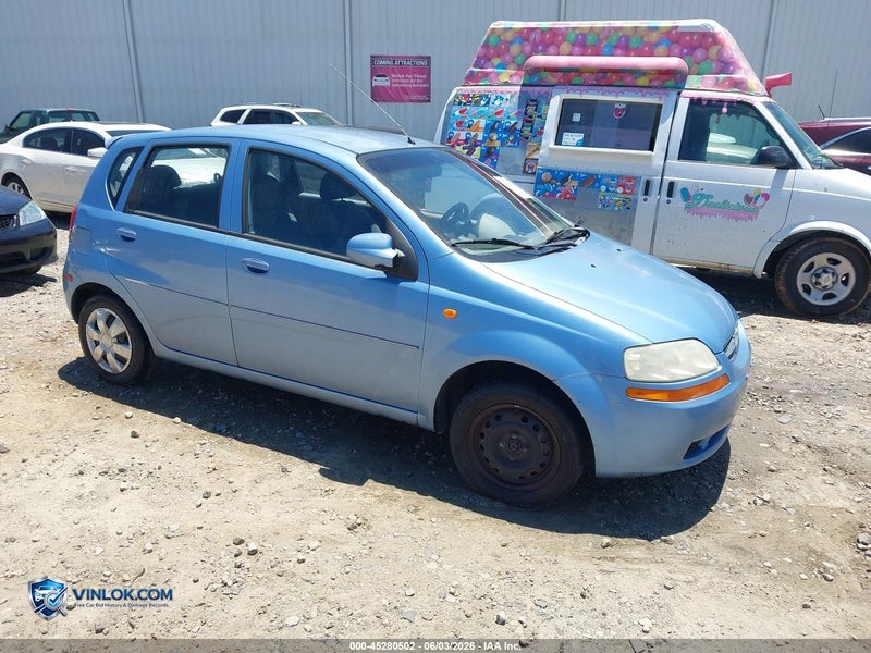 2004 CHEVROLET AVEO   – Lot 45280502 auction photo