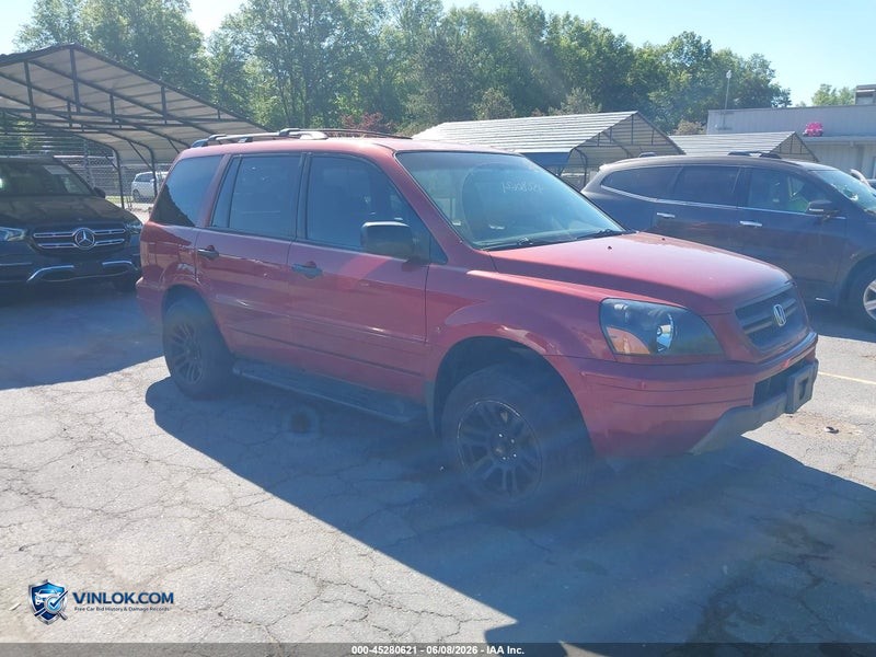 2004 HONDA PILOT EX-L – Lot 45280621 auction photo