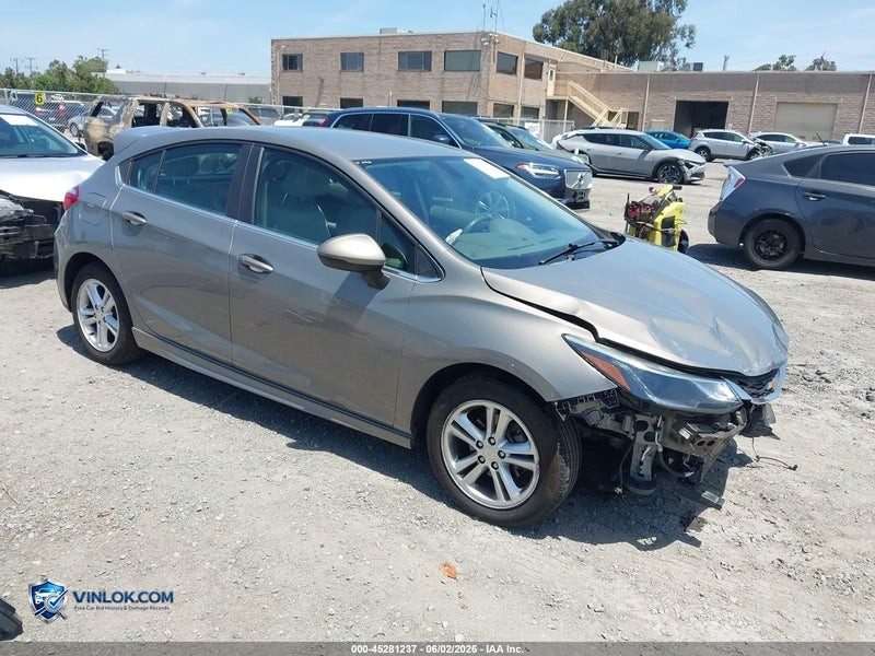 2017 CHEVROLET CRUZE LT AUTO – Lot 45281237 auction photo