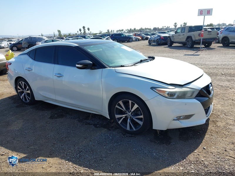 2017 NISSAN MAXIMA 3.5 SL – Lot 45281678 auction photo