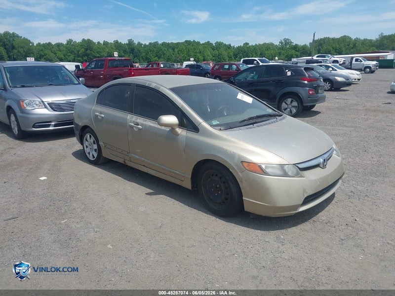 2007 HONDA CIVIC LX – Lot 45287074 auction photo