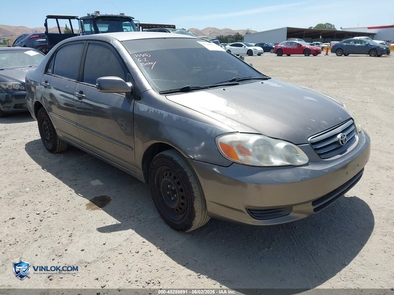 2003 TOYOTA COROLLA LE – Lot 45288891 auction photo