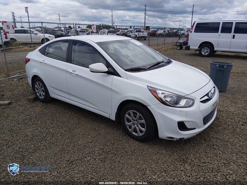 2012 HYUNDAI ACCENT GLS – Lot 45289391 auction photo