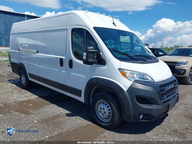 2025 RAM PROMASTER 3500 CARGO VAN TRADESMAN HIGH ROOF 159 WB EXT – Lot 45289409 auction photo