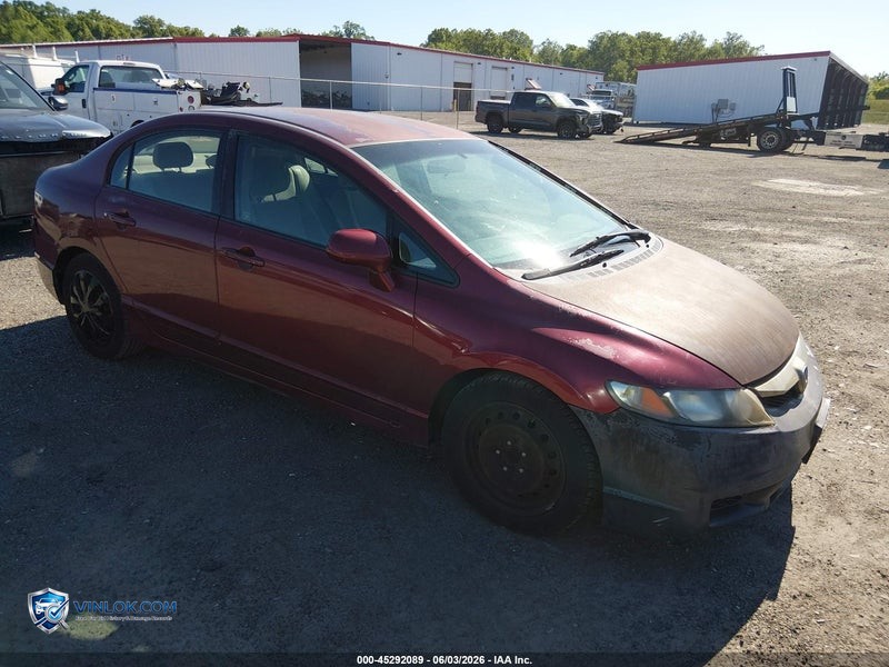 2010 HONDA CIVIC LX – Lot 45292089 auction photo