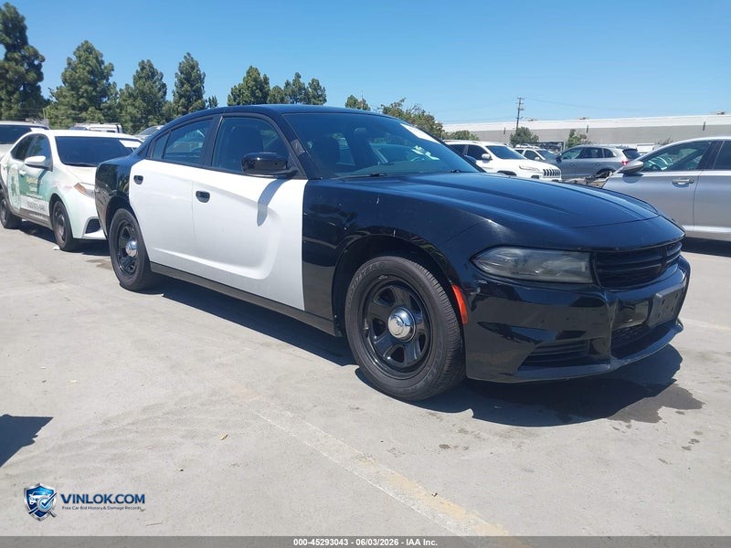 2019 DODGE CHARGER POLICE RWD – Lot 45293043 auction photo
