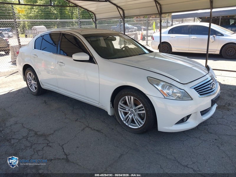 2012 INFINITI G37X   – Lot 45294193 auction photo