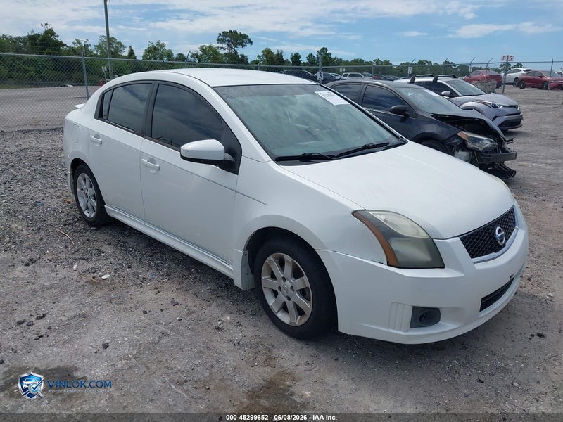 2012 NISSAN SENTRA 2.0 SR – Lot 45299652 auction photo