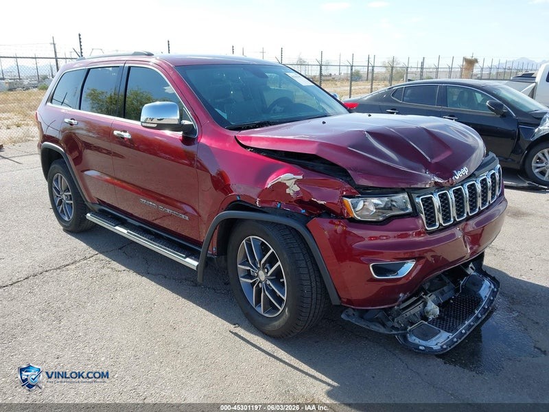 2017 JEEP GRAND CHEROKEE LIMITED 4X2 – Lot 45301197 auction photo