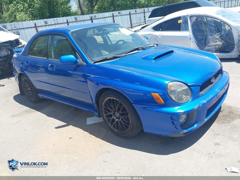 2003 SUBARU IMPREZA WRX – Lot 45304209 auction photo