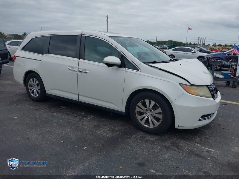 2016 HONDA ODYSSEY EX-L – Lot 45305750 auction photo