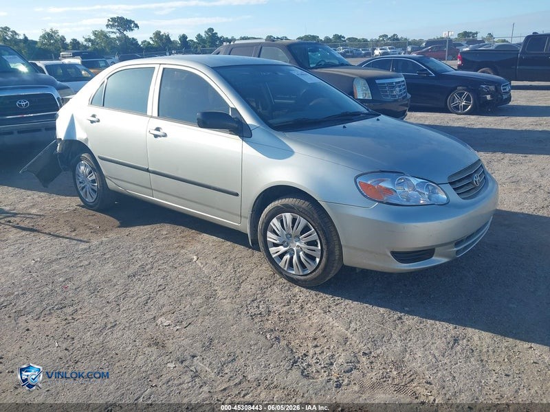 2003 TOYOTA COROLLA CE – Lot 45308443 auction photo