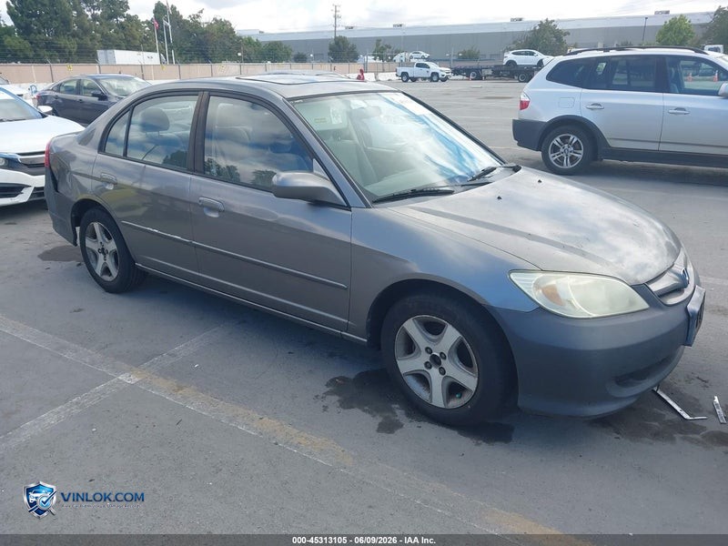 2005 HONDA CIVIC EX – Lot 45313105 auction photo