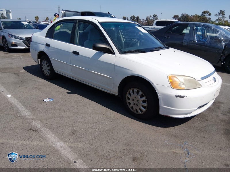 2001 HONDA CIVIC LX – Lot 45314652 auction photo