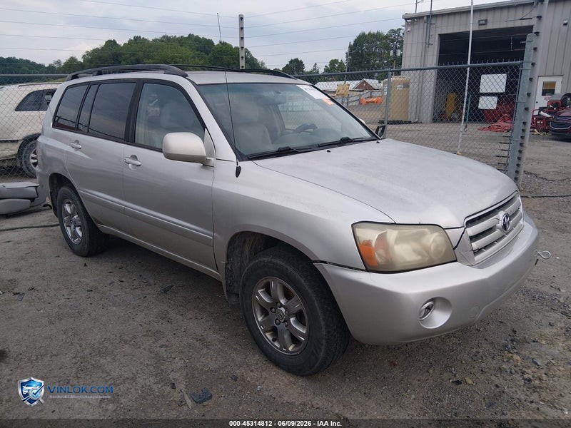 2006 TOYOTA HIGHLANDER V6 – Lot 45314812 auction photo