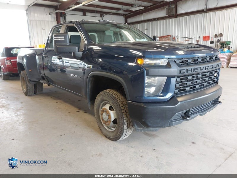 2021 CHEVROLET SILVERADO 3500HD 4WD  LONG BED WT – Lot 45317204 auction photo