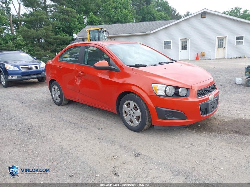 2013 CHEVROLET SONIC LS AUTO – Lot 45319401 auction photo